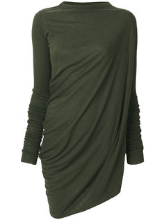 boat neck asymmetric sweater Rick Owens Lilies