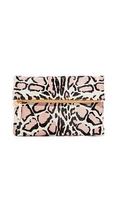 Clare V. Haircalf Fold Over Clutch