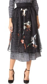 Stella Jean Midi Skirt