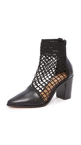 Schutz Rosmari Fishnet Booties