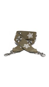 Rebecca Minkoff Crystal Star Studded Guitar Strap