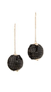 Shashi Matilda Sequin Ball Drop Earrings
