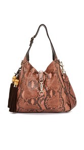 What Goes Around Comes Around Gucci Python New Jackie Shoulder Bag (Previously Owned)