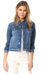 FRAME Frayed Denim Jacket