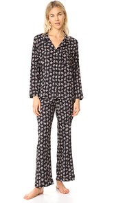Eberjey x Rebecca Taylor Long PJ Set