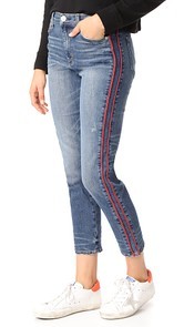 Hudson Custom Zooey High Rise Straight Leg Jeans