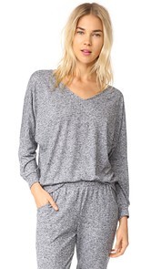 Eberjey Bobby Long Sleeve Top