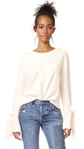 Madewell Tie Cuff Pullover