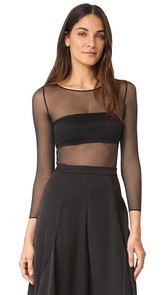 SPANX Sheer Long Sleeve Bodysuit