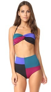 Mara Hoffman Chey Bandeau Bikini Top