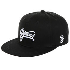 Бейсболка с прямым козырьком Запорожец Footbol Snapback Black