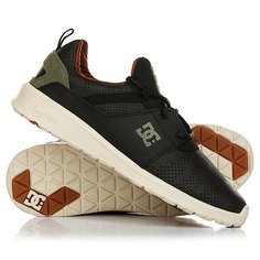 Кеды кроссовки низкие DC Shoes Heathrow Black/Camo Print