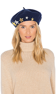 Wool beret with star patches - Hat Attack
