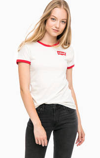 Хлопковая футболка с контрастными вставками Levis®