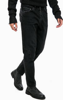 Черные джинсы с низкой посадкой Drykorn