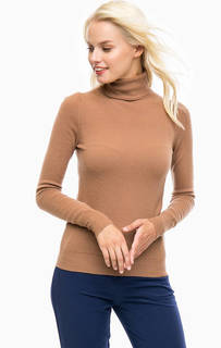 Коричневая базовая водолазка из шерсти United Colors of Benetton