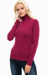 Бордовая водолазка из шерсти United Colors of Benetton