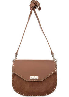 Замшевая сумка с откидным клапаном Lancaster