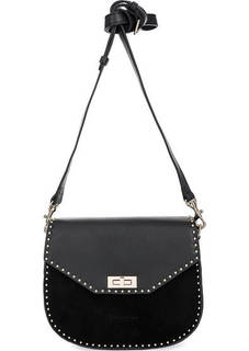 Замшевая сумка с откидным клапаном Lancaster