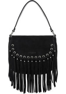 Замшевая сумка с бахромой Lancaster