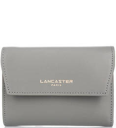 Серый кошелек из гладкой кожи Lancaster