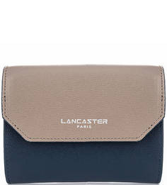 Кожаный кошелек на кнопке Lancaster