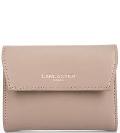 Бежевый кошелек из гладкой кожи Lancaster