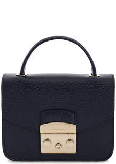 Маленькая кожаная сумка на плечевой цепочке Furla