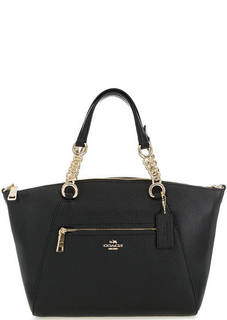 Сумка из мягкой кожи в форме трапеции Coach