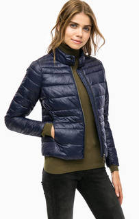 Синяя куртка на молнии и кнопках Vero Moda