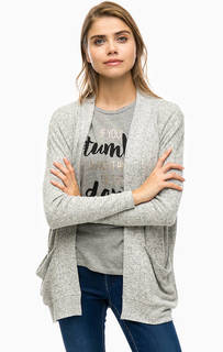 Серый кардиган без застежки Only