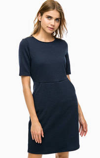 Приталенное платье синего цвета Vero Moda