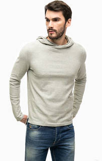 Хлопковый джемпер с карманом и капюшоном Jack & Jones