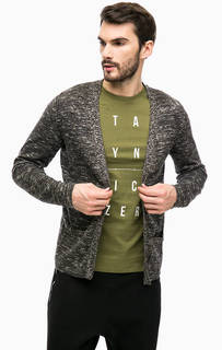 Серый хлопковый кардиган с карманами Jack & Jones