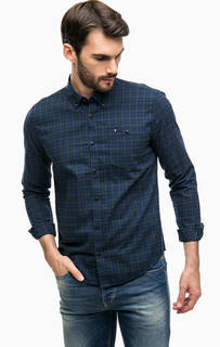 Рубашка в клетку с нагрудным карманом Barbour