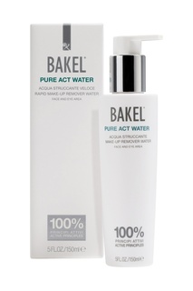 Жидкость для снятия макияжа с лица и глаз для нормальной и смешанной кожи PURE ACT WATER, 150 ml Bakel