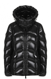 Пуховая куртка на молнии с капюшоном Moncler