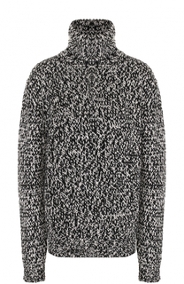 Шерстяной свитер прямого кроя Saint Laurent