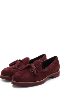 Замшевые лоферы с кисточками Tod’s Tods