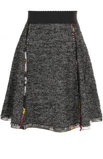 Мини-юбка А-силуэта с широким поясом Dolce &amp; Gabbana