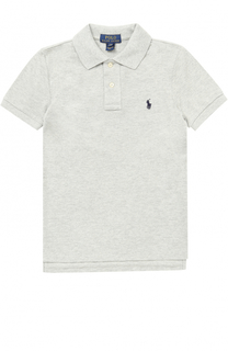Хлопковое поло с логотипом бренда Polo Ralph Lauren