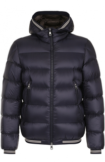 Стеганый пуховик Jeanbart на молнии с капюшоном Moncler