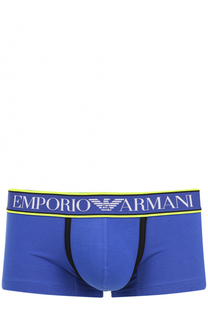 Хлопковые боксеры с широкой резинкой Emporio Armani