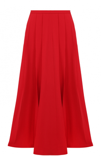 Шелковая юбка-макси со складками Giorgio Armani