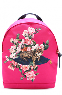 Текстильный рюкзак с принтом Dolce &amp; Gabbana