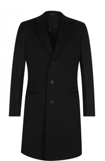 Однобортное кашемировое пальто Giorgio Armani