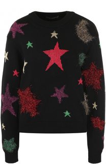 Шерстяной пуловер с отделкой в виде звезд Dolce &amp; Gabbana