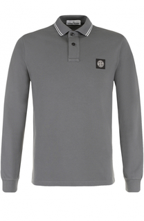 Хлопковое поло с длинными рукавами Stone Island