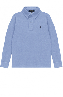 Хлопковое поло с длинными рукавами Polo Ralph Lauren