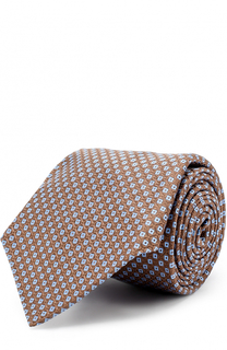 Шелковый галстук с узором Kiton
